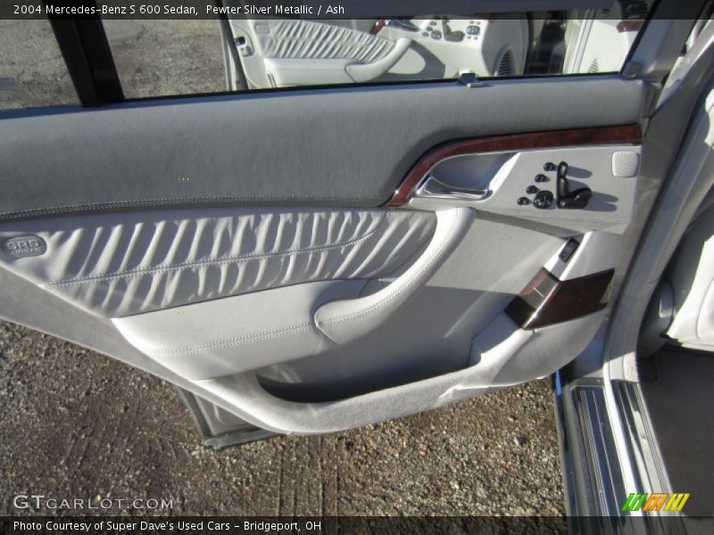 Pewter Silver Metallic / Ash 2004 Mercedes-Benz S 600 Sedan