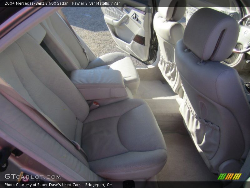Pewter Silver Metallic / Ash 2004 Mercedes-Benz S 600 Sedan