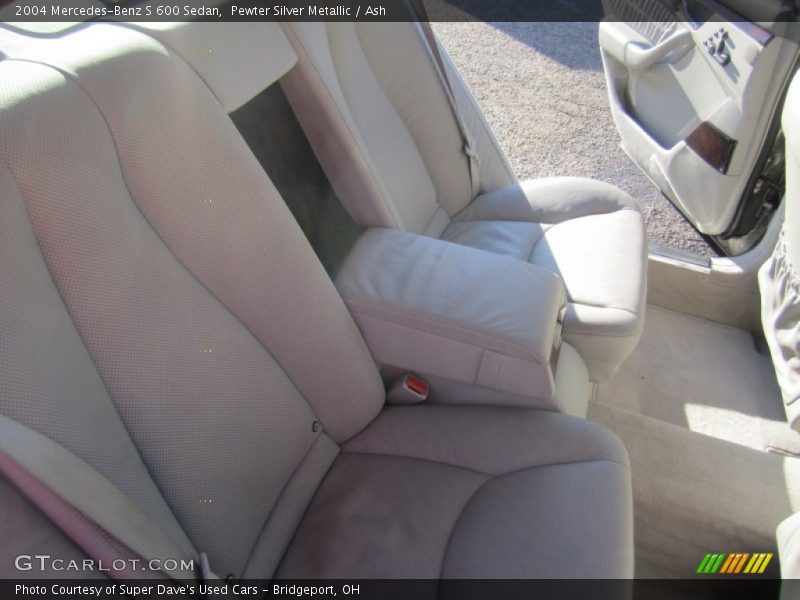 Pewter Silver Metallic / Ash 2004 Mercedes-Benz S 600 Sedan