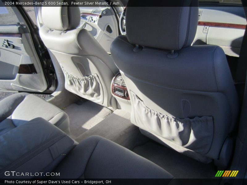 Pewter Silver Metallic / Ash 2004 Mercedes-Benz S 600 Sedan