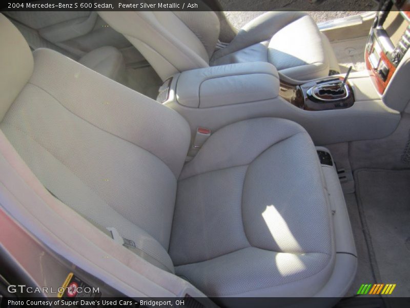 Pewter Silver Metallic / Ash 2004 Mercedes-Benz S 600 Sedan