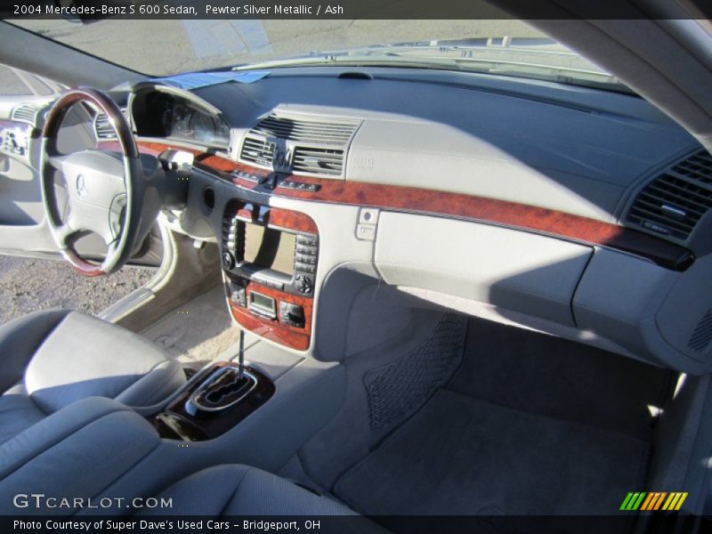 Pewter Silver Metallic / Ash 2004 Mercedes-Benz S 600 Sedan