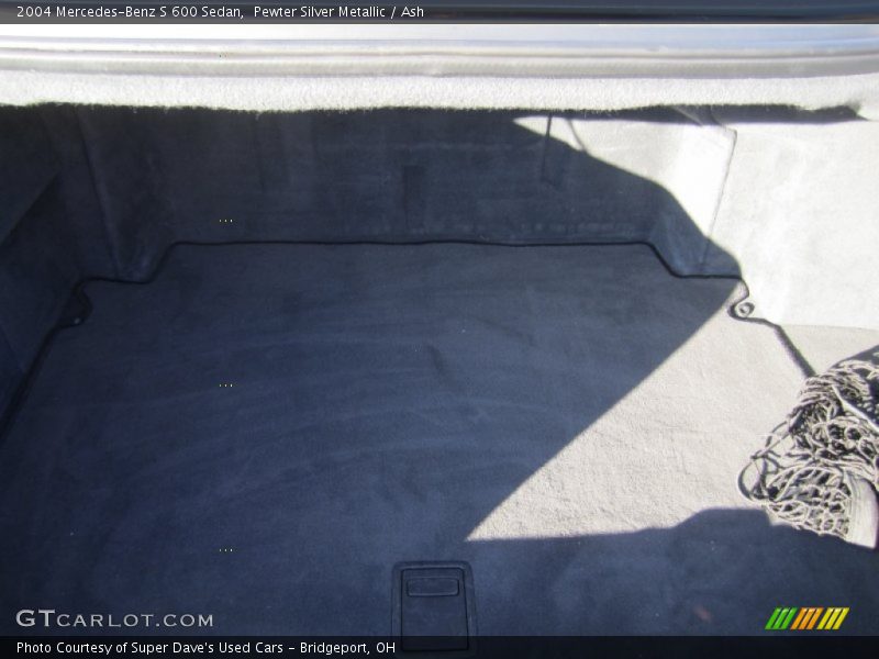  2004 S 600 Sedan Trunk