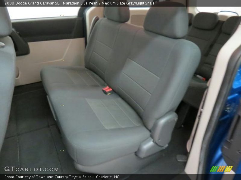 Marathon Blue Pearl / Medium Slate Gray/Light Shale 2008 Dodge Grand Caravan SE
