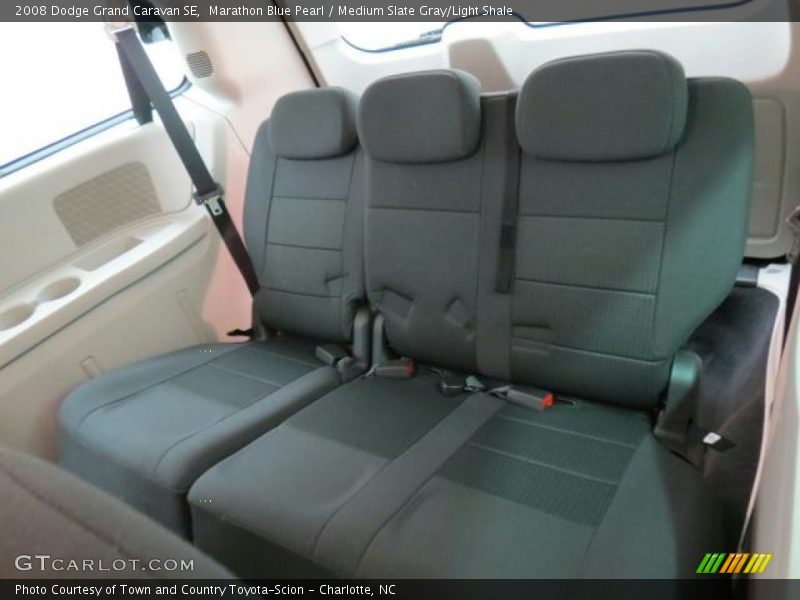 Marathon Blue Pearl / Medium Slate Gray/Light Shale 2008 Dodge Grand Caravan SE