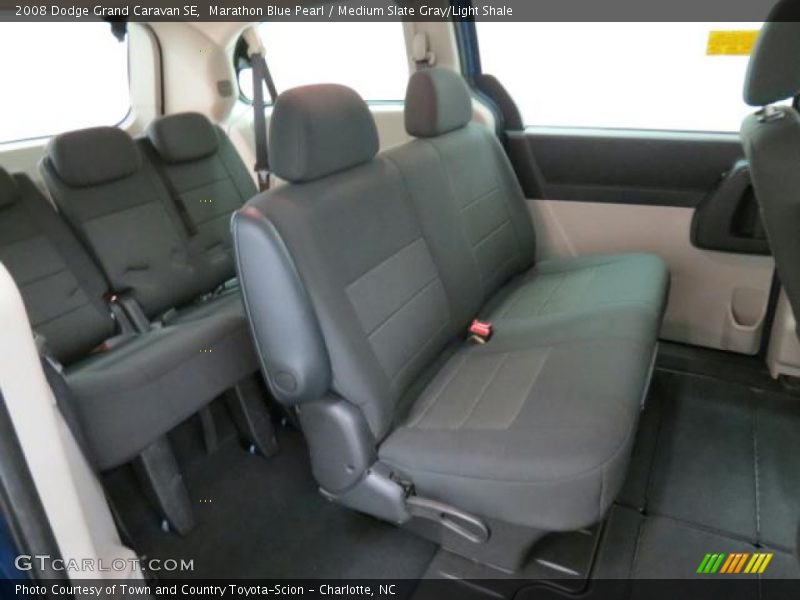 Marathon Blue Pearl / Medium Slate Gray/Light Shale 2008 Dodge Grand Caravan SE