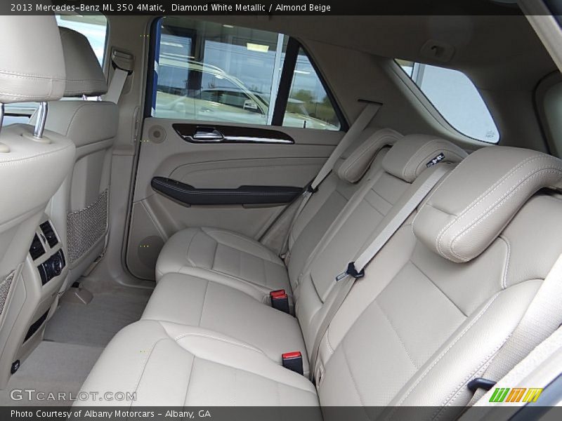 Diamond White Metallic / Almond Beige 2013 Mercedes-Benz ML 350 4Matic