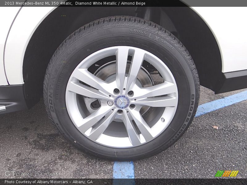 Diamond White Metallic / Almond Beige 2013 Mercedes-Benz ML 350 4Matic