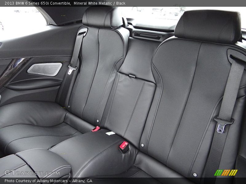 Mineral White Metallic / Black 2013 BMW 6 Series 650i Convertible