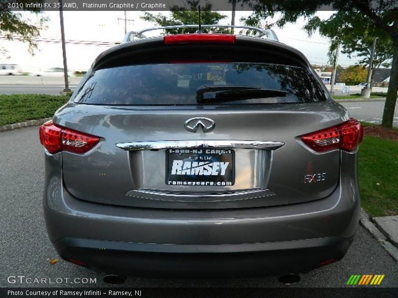Platinum Graphite / Graphite 2010 Infiniti FX 35 AWD