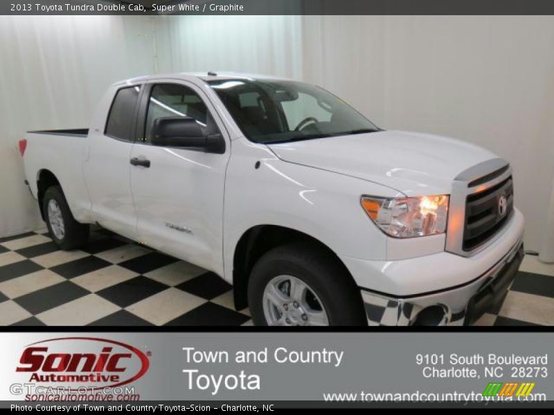 Super White / Graphite 2013 Toyota Tundra Double Cab