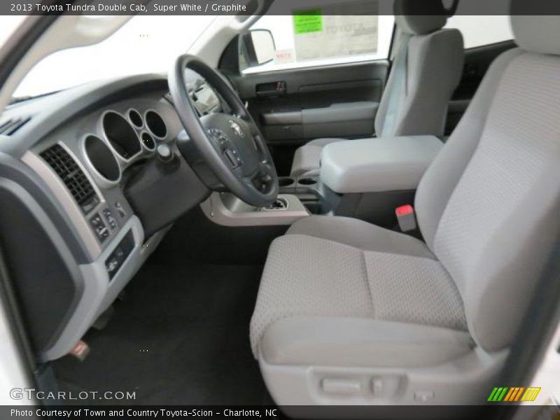 Super White / Graphite 2013 Toyota Tundra Double Cab
