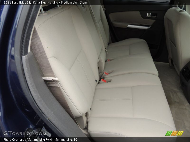 Kona Blue Metallic / Medium Light Stone 2011 Ford Edge SE