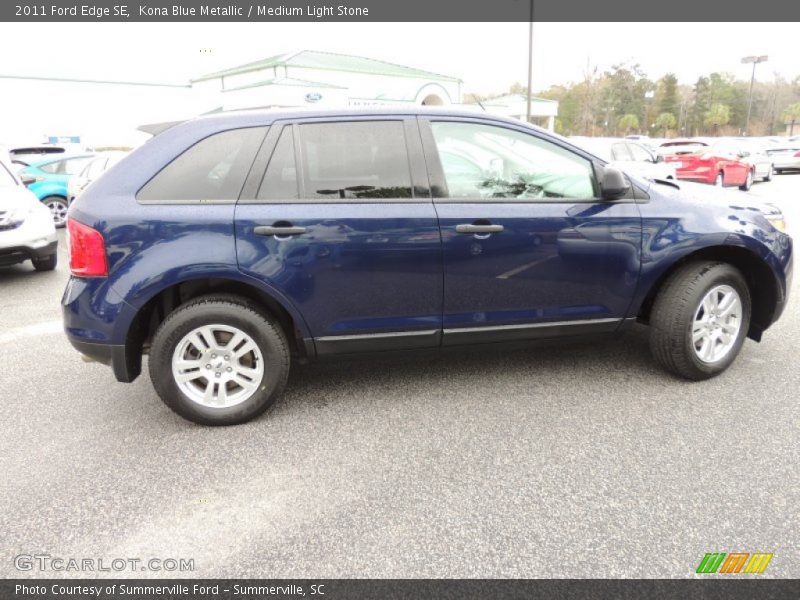 Kona Blue Metallic / Medium Light Stone 2011 Ford Edge SE