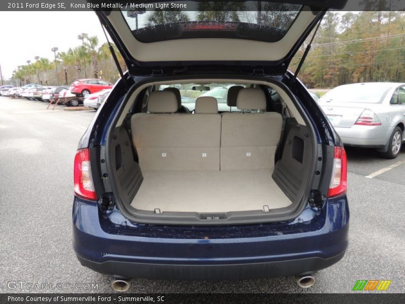 Kona Blue Metallic / Medium Light Stone 2011 Ford Edge SE