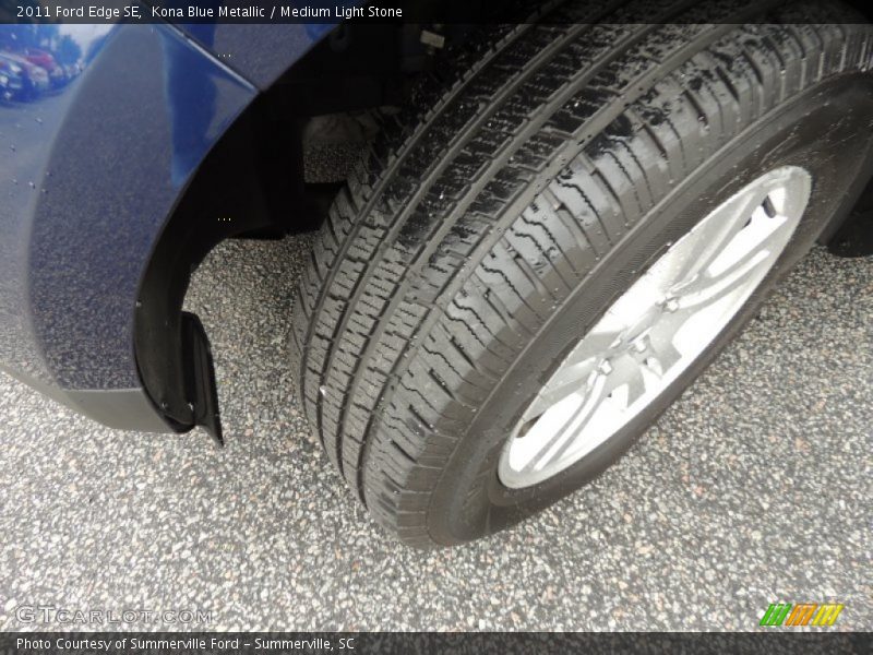 Kona Blue Metallic / Medium Light Stone 2011 Ford Edge SE