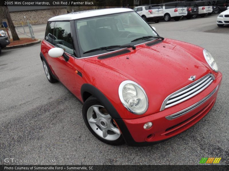 Chili Red / Panther Black 2005 Mini Cooper Hardtop