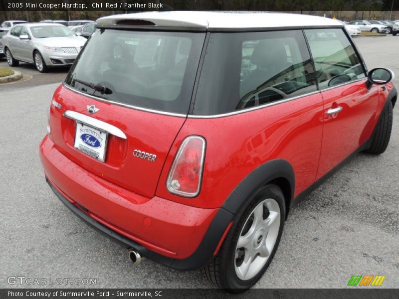 Chili Red / Panther Black 2005 Mini Cooper Hardtop