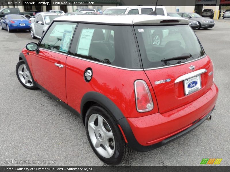 Chili Red / Panther Black 2005 Mini Cooper Hardtop