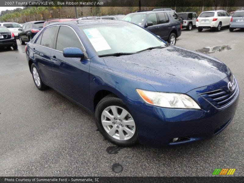 Blue Ribbon Metallic / Ash 2007 Toyota Camry XLE V6