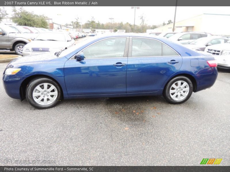 Blue Ribbon Metallic / Ash 2007 Toyota Camry XLE V6
