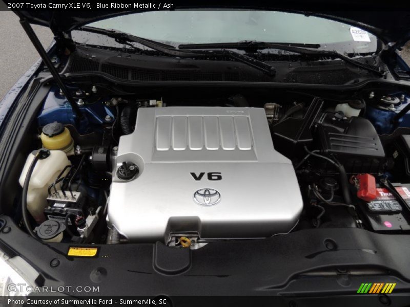 Blue Ribbon Metallic / Ash 2007 Toyota Camry XLE V6