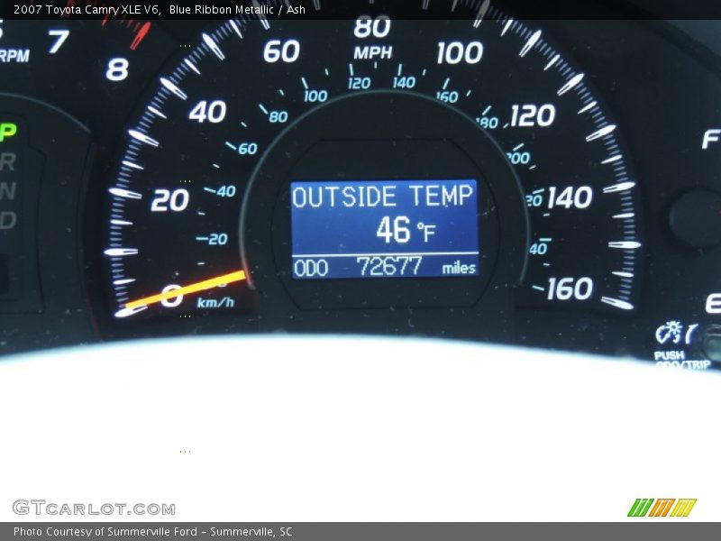 Blue Ribbon Metallic / Ash 2007 Toyota Camry XLE V6