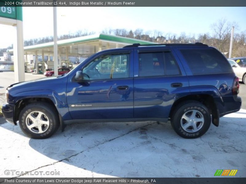 Indigo Blue Metallic / Medium Pewter 2004 Chevrolet TrailBlazer LS 4x4