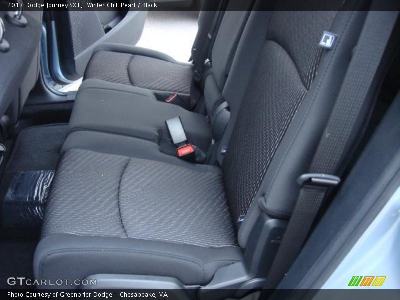 Winter Chill Pearl / Black 2013 Dodge Journey SXT
