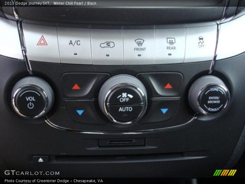 Winter Chill Pearl / Black 2013 Dodge Journey SXT