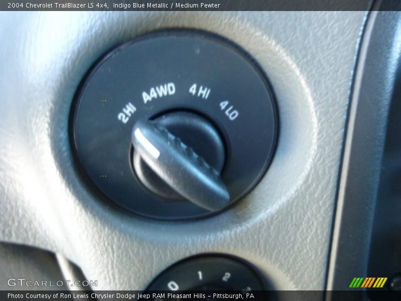 Controls of 2004 TrailBlazer LS 4x4