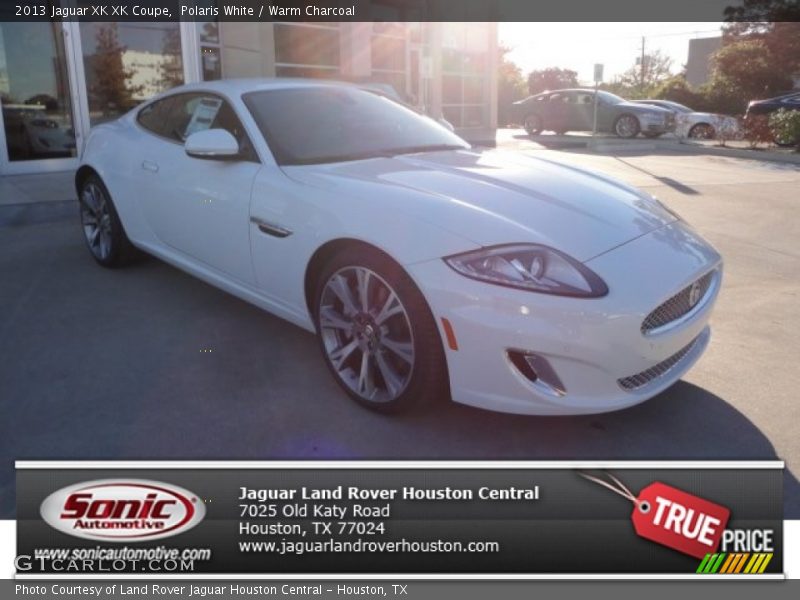 Polaris White / Warm Charcoal 2013 Jaguar XK XK Coupe