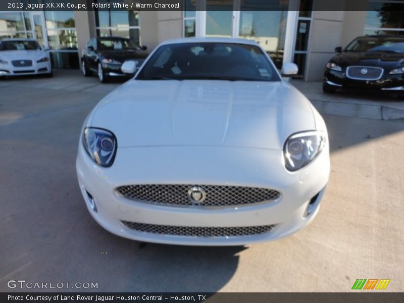 Polaris White / Warm Charcoal 2013 Jaguar XK XK Coupe