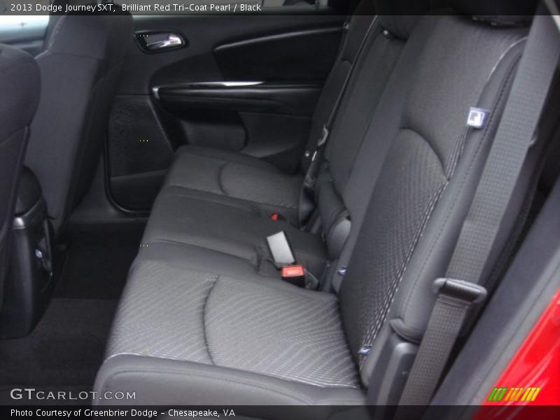 Brilliant Red Tri-Coat Pearl / Black 2013 Dodge Journey SXT