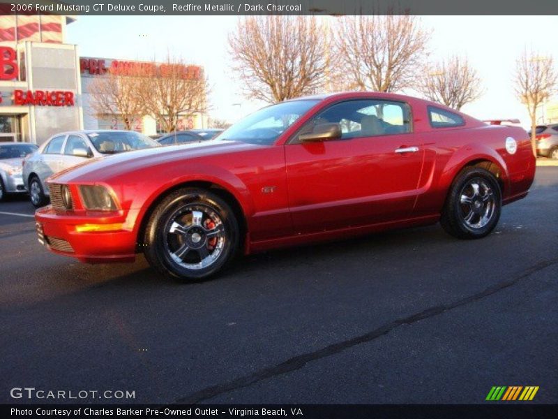 Redfire Metallic / Dark Charcoal 2006 Ford Mustang GT Deluxe Coupe