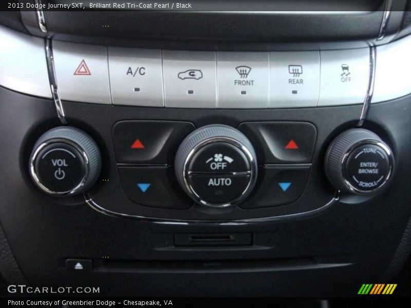 Controls of 2013 Journey SXT