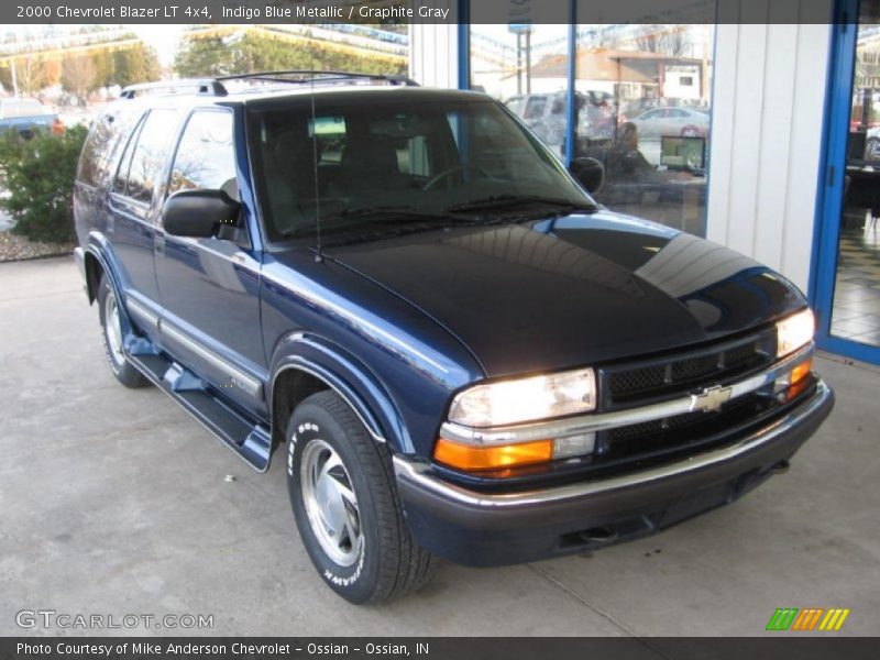 Indigo Blue Metallic / Graphite Gray 2000 Chevrolet Blazer LT 4x4