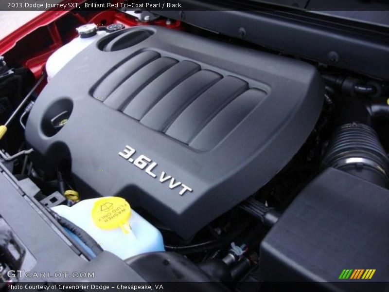  2013 Journey SXT Engine - 3.6 Liter DOHC 24-Valve VVT Pentastar V6