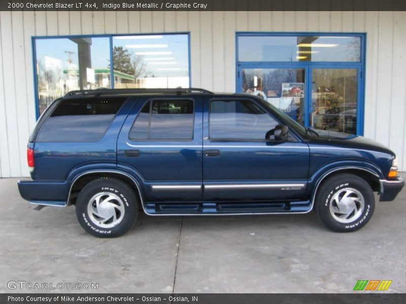 Indigo Blue Metallic / Graphite Gray 2000 Chevrolet Blazer LT 4x4