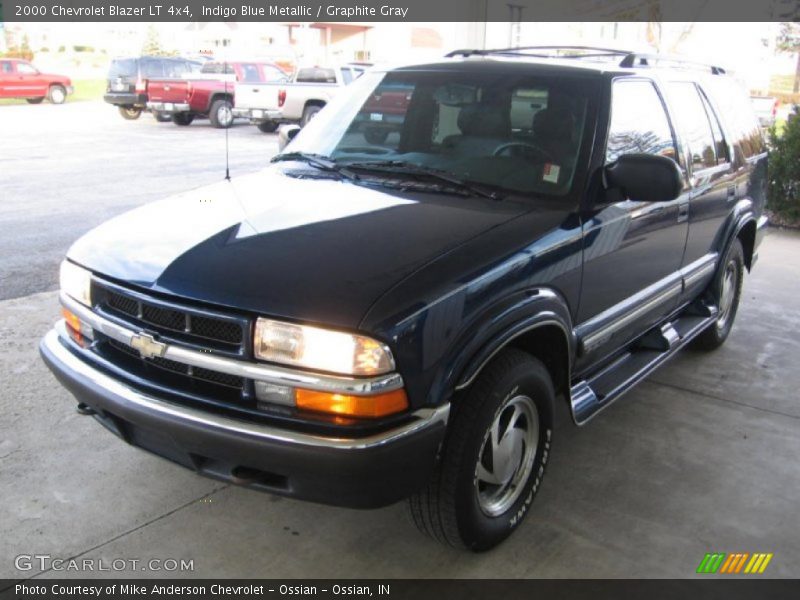 Indigo Blue Metallic / Graphite Gray 2000 Chevrolet Blazer LT 4x4