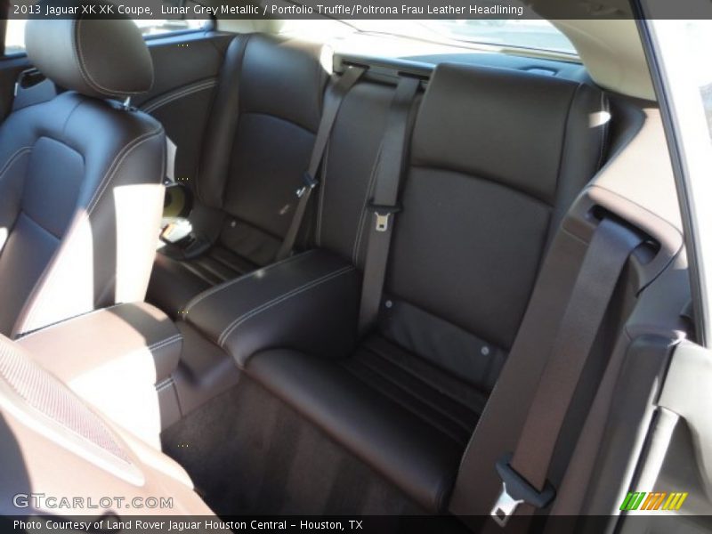 Lunar Grey Metallic / Portfolio Truffle/Poltrona Frau Leather Headlining 2013 Jaguar XK XK Coupe