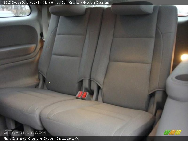 Bright White / Dark Graystone/Medium Graystone 2013 Dodge Durango SXT