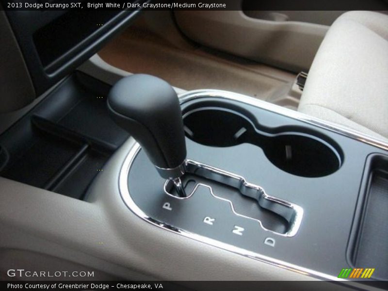 Bright White / Dark Graystone/Medium Graystone 2013 Dodge Durango SXT