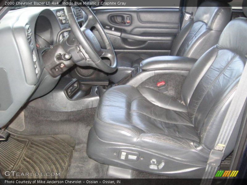Indigo Blue Metallic / Graphite Gray 2000 Chevrolet Blazer LT 4x4