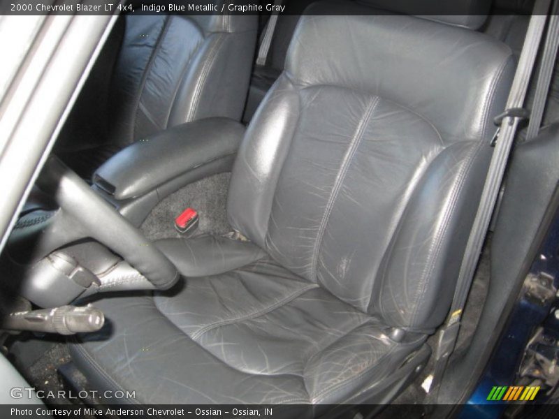 Indigo Blue Metallic / Graphite Gray 2000 Chevrolet Blazer LT 4x4