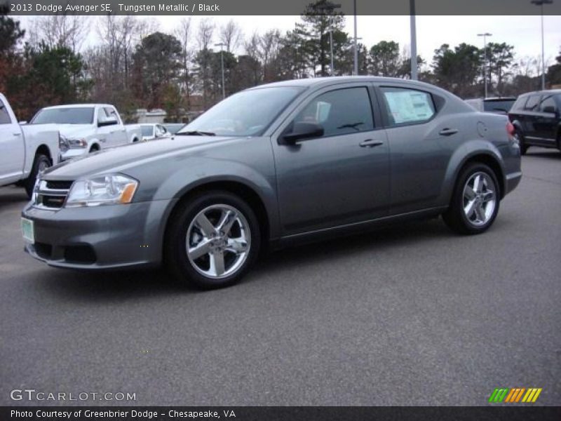 Tungsten Metallic / Black 2013 Dodge Avenger SE