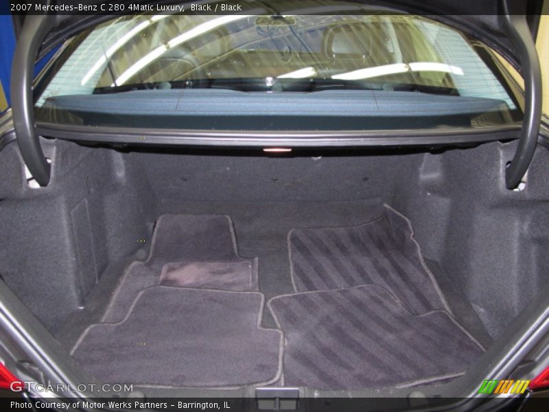 Black / Black 2007 Mercedes-Benz C 280 4Matic Luxury