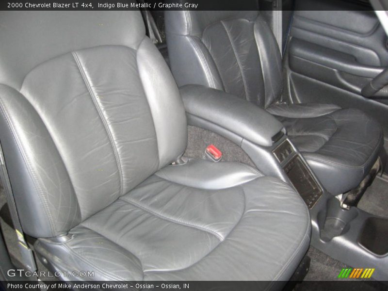 Indigo Blue Metallic / Graphite Gray 2000 Chevrolet Blazer LT 4x4