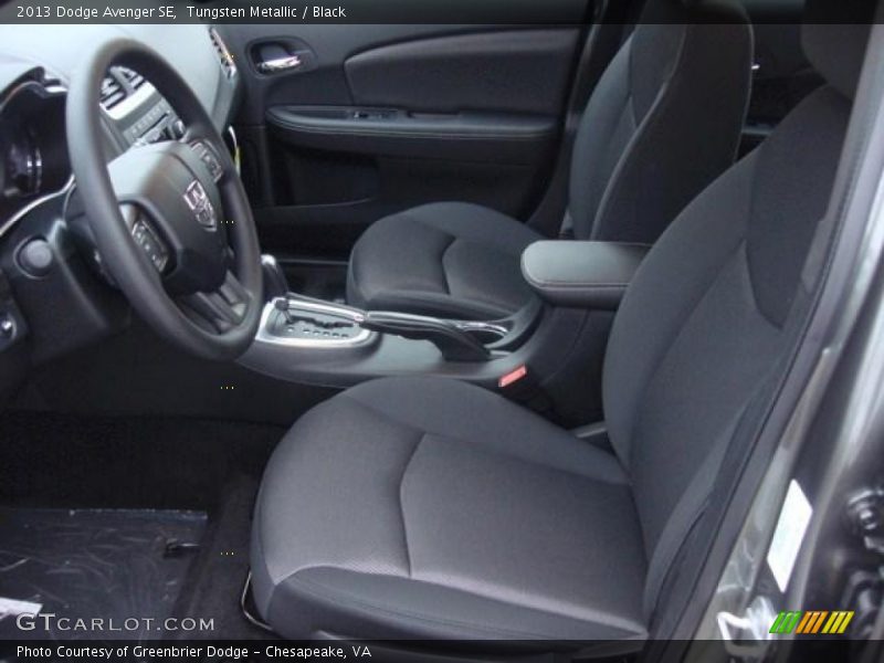Tungsten Metallic / Black 2013 Dodge Avenger SE