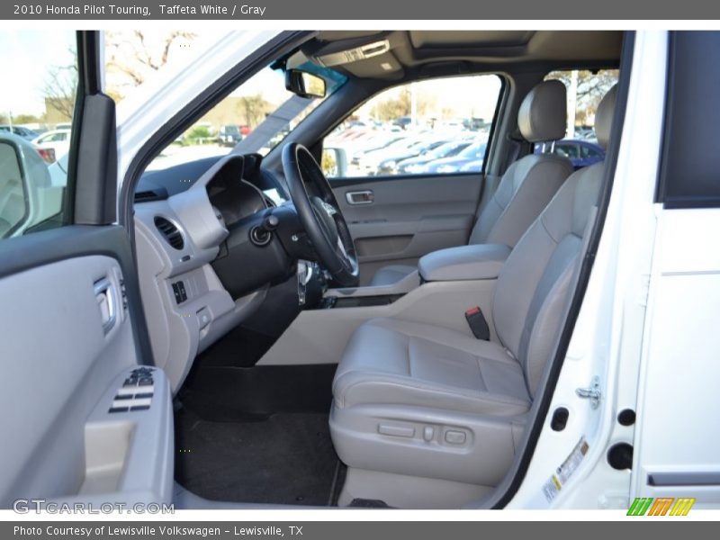 Taffeta White / Gray 2010 Honda Pilot Touring